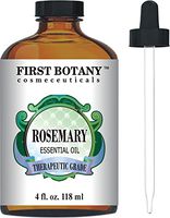Rosemary Essential Oil Big 4 fl. oz.Premium & Therapeutic Grade - Great for Hair Strengthening & Growth, Dandruff as Well Pain Relief for Men and Women