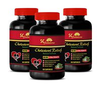 Metabolism and Nutrition - Cholesterol Relief - All Natural Formula - Cholesterol Pure - 3 Bottles (180 Capsules)