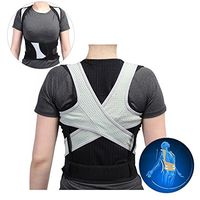 Semme Back Posture Corrector, Straightening Correctness Ultra-Thin Breathable Elastic Shoulder Waist Support Belt for Men and Women(L)