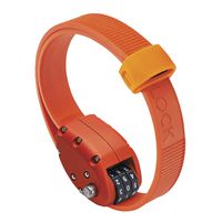 OTTOLOCK Steel & Kevlar Combination Bike Lock | Lightweight, Compact, Durable Design | Ideal for Serious Road Cyclists (OTTO Orange, 18 inch)