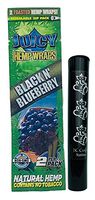 Herb Airtight Tube Pocket Protector with Juicy Jay's Black N' Blueberry Hemp Wraps 1 Count DC Crafts Nation- Ganesha