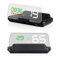 XYCING OBD2 Car HUD Speedometer Heads Up Display Fuel Consumption Vehicle Speed Engine RPM Voltage and Alarms Function, Smart HUD Driving Meter Projector with Stereo Imaging HD Reflection Board