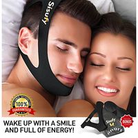 Sisufy Anti Snoring Chin Strap - Premium Snoring Solution and Anti Snoring Devices - Snoring Chin Strap for CPAP Users - Stop Snoring Sleep Aid for Mouth Breathers