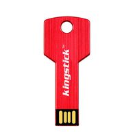 USB Disk 4/8/16/32/64GB Ultra-Thin Key Shaped USB 3.0 Flash Drive Memory Stick U Disk Red 32GB