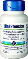 Life Extension Immune Senescence Formula Standardized Cistanche Reishi PU-ERH Tea, 60 Vegetarian Tablets