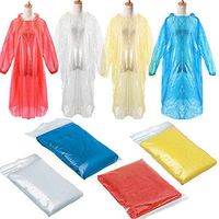 Smoxx Portable Raincoats for Adults, Disposable Rain Ponchos with Hoods and Sleeves Lightweight Raincoats, 40Pcs Poncho Hiking Camping Hood