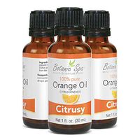 Botanic Spa Orange Essential Oil - Beneficial Natural Essence - Promotes Aromatherapy Relaxation Delivers Refreshing Scent to Any Space Versatile Use for Cleaning and Polishing