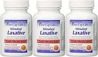 Bisacodyl 5 mg Generic for Dulcolax Laxative Enteric Coated Tablets Bottle of 1000 ea Pack of 3 Total 3000 Tablets