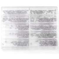 Top Plaza 900pcs Tiny Clock Watch Micro Eye Glasses Screws Screwdriver Repair kit Tools (900pcs Eye Glasses Screws)