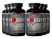 Sex Drive Enhancer Men - Horny Sex Drive - Premium Horny Sex Drive to Boost Libido and Increase Performance (6 Bottles 360 Tablets)