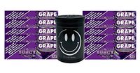 Herb Airtight Container Fresh Kettle with Juicy Jay's Grape 1.25 Flavored Hemp Rolling Papers 10 Count DC Crafts Nation- Happy Face
