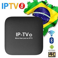 2019 IPTV 8ª GERAÇÃO 250+ canais de TV, muitos deles em recursos HD, Bluetooth, Android 7.1.2 e muitos canais de entretenimento, Infantil, esportes, filmes e séries (GREE)