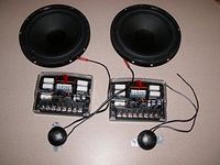 Diamond Audio Sensitivity M361 6.5 Inch 2 Way Component Set 150 Watts