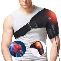 Heated Shoulder Wrap, 3 Heat Settings, Heating Therapy Pad Shoulder Support Brace for Rotator Cuff, Joint Capsule & Biceps Tendon Injury, Frozen Shoulder, Shoulder Dislocation or Muscles Pain Relief