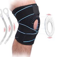 CFR Knee Brace Support-Open Patella Knee Support Compression Sleeve for Arthritis,Meniscus Tear,Chondromalacia,Tendonitis,Joint Pain Relief and Injury Recovery,ACL,MCL,LCL,Basketball,Blue,One Size