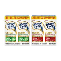 Move Free Type II Collagen, Boron & HA Ultra Triple Action Tablets(60) and Advanced Ultra 2-in-1 with Comfortmax, Clinically Proven Joint Support, 60 Count