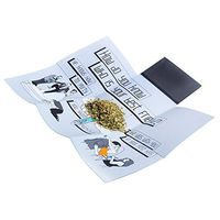 CASE ON IT Folding Rolling Tray. Small, Smell Proof, Easy to Carry with Crazy Designs (Best Friend, 1 Unit)
