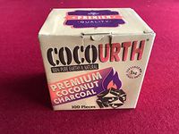 Hookah Natural Coconut Charcoal 100 Pieces Mini Cube Coco Urth 1 Kilo Shisha Coal