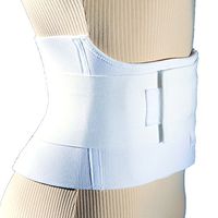 Elastic Pocket Wraparound Lumbosacral w/Cinch Strap Short Front Back Support Brace 981 (S)