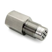 O2 Sensor For Check Engine Light Adapter Plug Spacer with Built-in Mini M18X1.5 Catalytic Converter