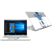 MightySkins Skin Compatible with HP Envy x360 Convertible 15" (2018) - Cyber Bot | Protective, Durable, and Unique Vinyl Decal wrap Cover | Easy to Apply, Remove, and Change Styles | Made in The USA
