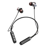 Pocciol Clearance Bluetooth Headphones Wireless Sports Earphones Neckband Headset With Mic For iPhone (Silver)