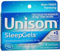 Unisom SleepGels 8 Caps (Pack of 6)