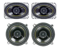 2) NEW KICKER DS46 4x6" 100W + 2) KICKER DS40 4" 100W Car Audio Speakers 2 PAIR