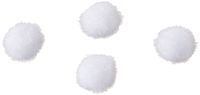 Pom Poms .25" 100/Pkg-White