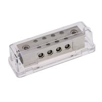 Jili Online Universal Car Audio 0GA X2 In to 8GA X8 Out Power Ground Distribution Block