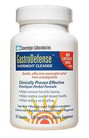 GastroDefense Overnight Cleanse - Digestive Support | Gentle Overnight Relief from Constipation | Helps Remove Toxins, Restore Bowel Health, Reduce Acid Reflux | 60 Capsules - Sovereign Laboratories