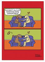 NobleWorks ''Uncollared'' Funny Valentine's Day Greeting Card, 5" x 7" (C1686VDG)