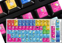 New AUTODESK AUTOCAD Labels Decals for Keyboard Laminated Stickers