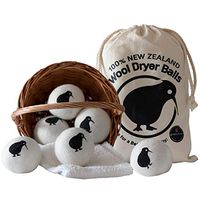 Bewondrous Wool Dryer Balls - 6 Pack XL, 100% New Zealand Organic Wool - Reusable Natural Fabric Softener for Laundry, Dryer Sheets Alternative - Prevent Wrinkles and Anti Static