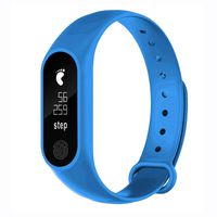 AutumnFall Clearance Sale!!M2 Sports Pedometer Smart Bracelet Heart Rate Bluetooth 4.0 Smart Watch (Blue)