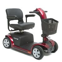 Pride Mobility Victory 9 4-Wheel Scooter, Candy Apple Red