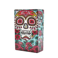 Cigarette Case/Box - King Size Cigarettes New Design Fancy Style Box-Red Flower Green