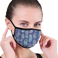 Mouth Masks for Dust Protection Anti Face Mask Washable Earloop Mask Blue Mandala