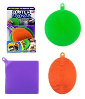 BetterSponge Cleaning Dishwashing Silicon Mildew-Free Sponges As Seen On TV (3)