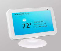 ELPHA Stand for Echo Show 5, Adjustable Stand Magnetic Mount Accessories,360 Degree Swivel, Tilt Function, Anti-Slip Base,2019 Release,White