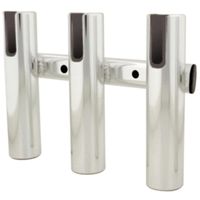 TACO 3-Rod Holder Rack - Brushed Aluminum consumer electronics