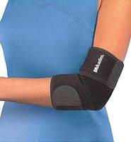 Mueller Adjustable Elbow Support, Neoprene, Black, One Size Fits Most