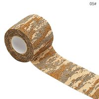 Camouflage Tape Wrap - Stealth Camo Tape Stretch Bandage Cohesive Bandage Woven Bandage Adhesive Bandage Size 15cm*4.5m