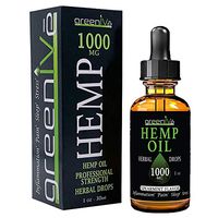 GreenIVe - Hemp Oil - Best Quality Hemp Oil - USA farmed and Bottled - Exclusively on Amazon (1 Ounce 1,000mg, Spearmint)