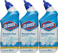 Clorox Precision Pour Bleach Gel, Original Scent, 24 Ounces, Pack of 3