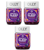 Olly Immunity Sleep + Elderberry Gummy! 36 Gummies Midnight Berry Flavor! Formulated with Melatonin, chinacea, Vitamin C & Zinc! Supports Restful Sleep and Immune System! Choose Your Pack! (3 Pack)