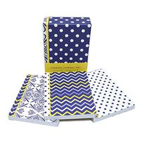 Fashion Journal 3-Book Set by Crown Point Graphics | 4-x-6-Inches, 96 Pages Each | Blue Theme