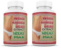 White Kidney Bean 1200 Max Weight Loss Carb Blocker Fat Burner 1200 MG 60 Capsules Per Bottle 2 Bottle