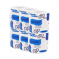 MERSDW White Silky & Smooth Soft Professional Series Premium 3-Ply Toilet Paper, Home Kitchen Toilet Tissue, Soft, Strong and Highly (6 Rolls - White)