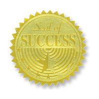 GOLD FOIL EMBOSSED SEALS SEAL OF